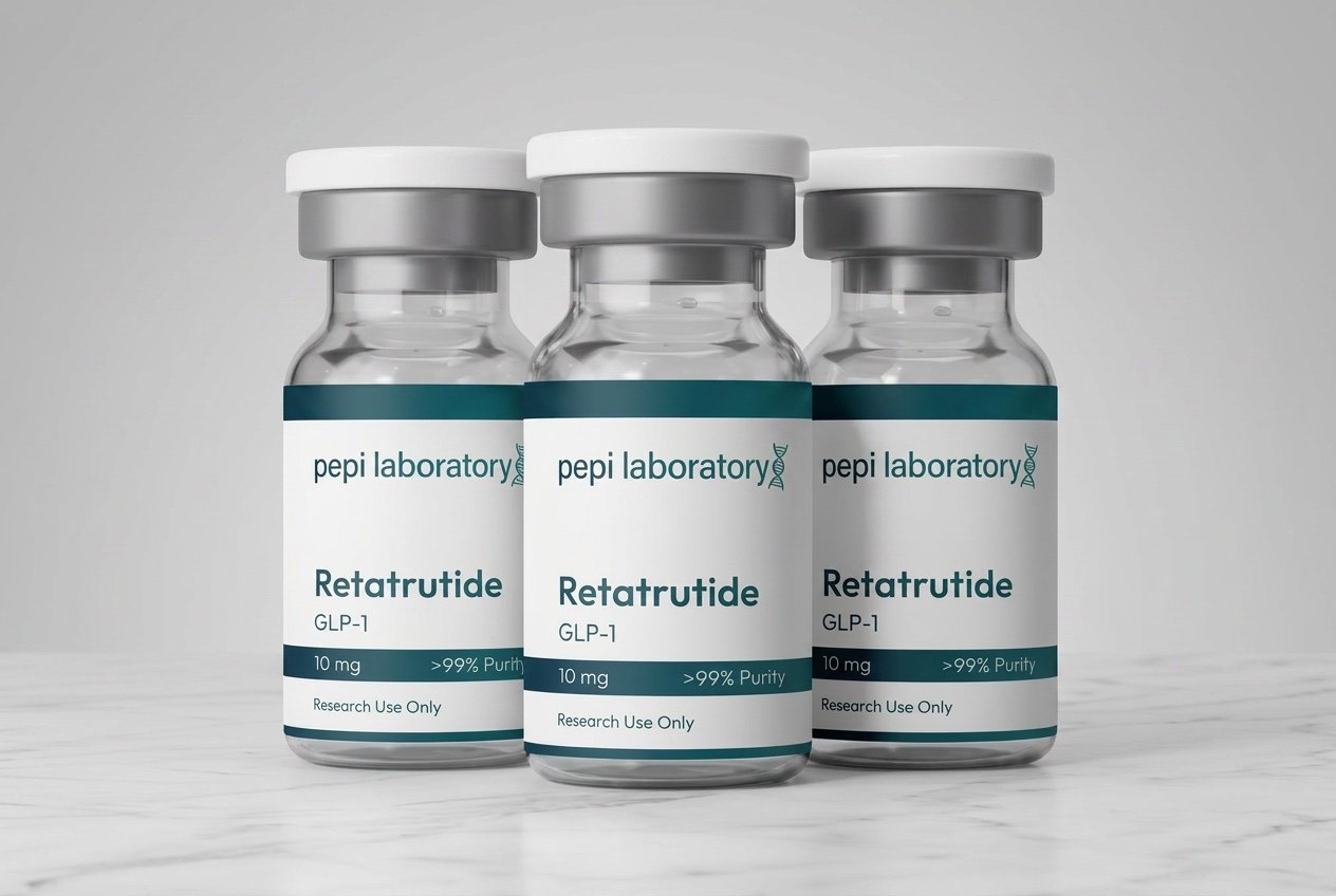 Flacons de peptides pepi laboratory